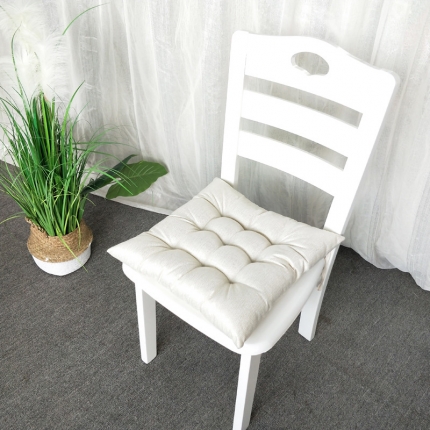 91家纺网 家纺一手货源 找家纺 （总）亚麻座垫钉针坐垫棉麻馒头垫椅子垫蒲团垫 实木沙发垫