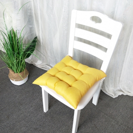 91家纺网 家纺一手货源 找家纺 （总）亚麻座垫钉针坐垫棉麻馒头垫椅子垫蒲团垫 实木沙发垫