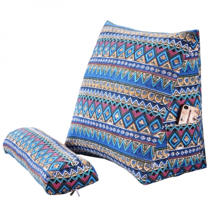 91家纺网 家纺一手货源 找家纺 （总）李帅家居 棉麻三角靠垫圆柱枕芯三角靠背三角抱枕加工生产腰靠