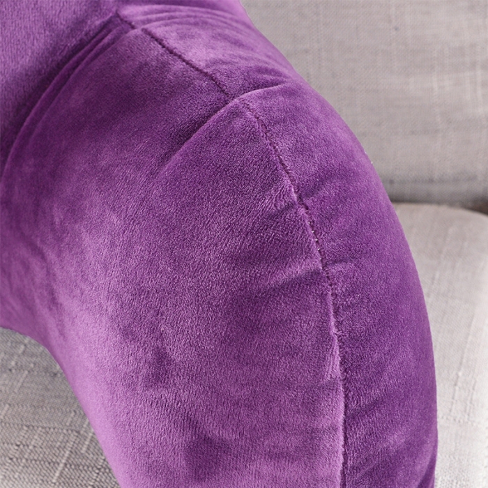 91家纺网 家纺一手货源 找家纺 水晶绒扶手腰靠三角抱枕角靠背沙发靠垫阅读枕床头靠