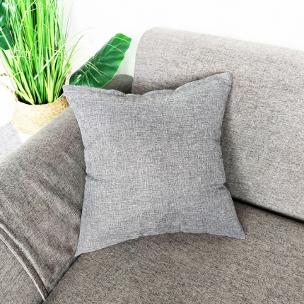 91家纺网 家纺一手货源 找家纺 （总）李帅新款纯色亚麻抱枕沙发靠垫棉麻靠背汽车腰靠装饰抱枕芯