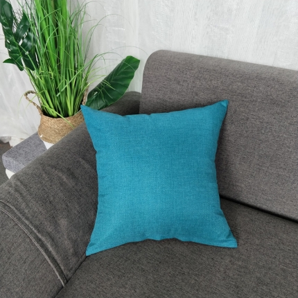 91家纺网 家纺一手货源 找家纺 （总）李帅新款纯色亚麻抱枕沙发靠垫棉麻靠背汽车腰靠装饰抱枕芯