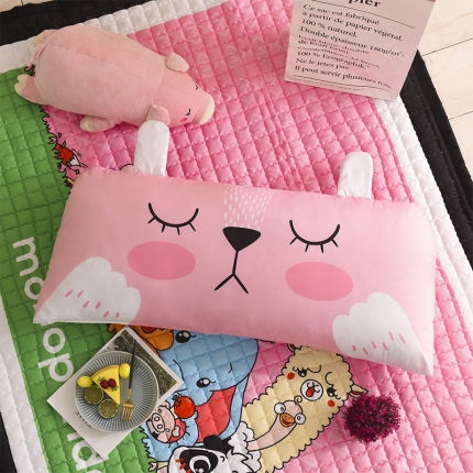 BOSS 儿童床卡通动物大靠枕床头软包韩国居家用品 兔子