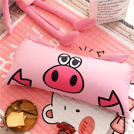 BOSS 儿童床卡通动物大靠枕床头软包韩国居家用品 萌萌猪