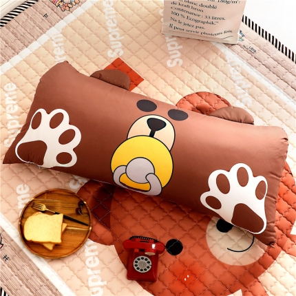 BOSS 儿童床卡通动物大靠枕床头软包韩国居家用品 奶嘴熊