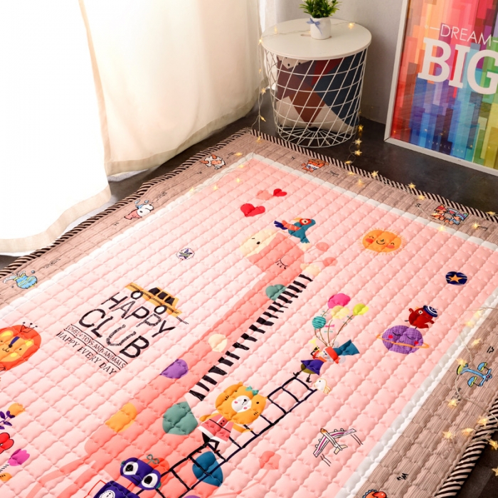 91家纺网 家纺一手货源 找家纺 BOSS 2019新款-棉质儿童爬爬垫（长期款） 动物俱乐部