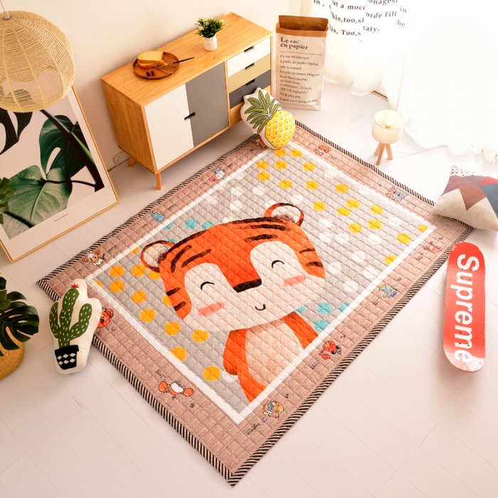 91家纺网 家纺一手货源 找家纺 BOSS 2019新款-棉质儿童爬爬垫（长期款） 乖乖虎