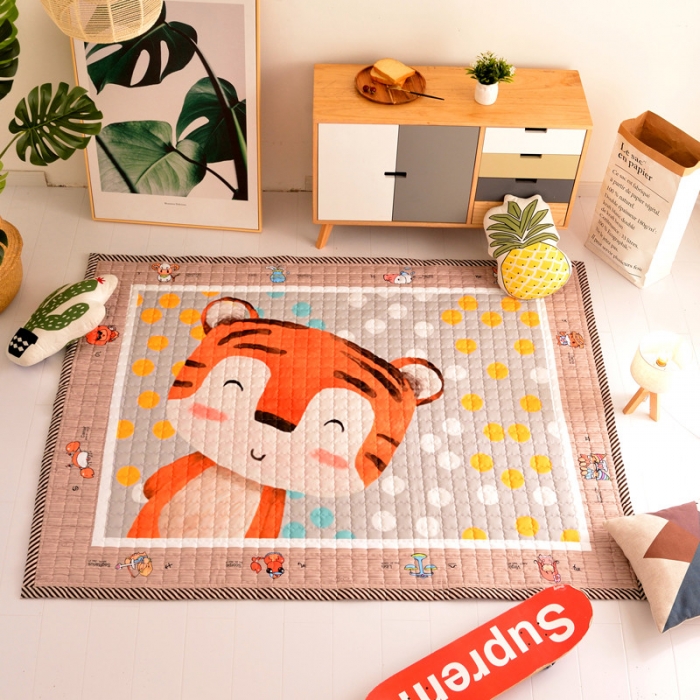 91家纺网 家纺一手货源 找家纺 BOSS 2019新款-棉质儿童爬爬垫（长期款） 乖乖虎