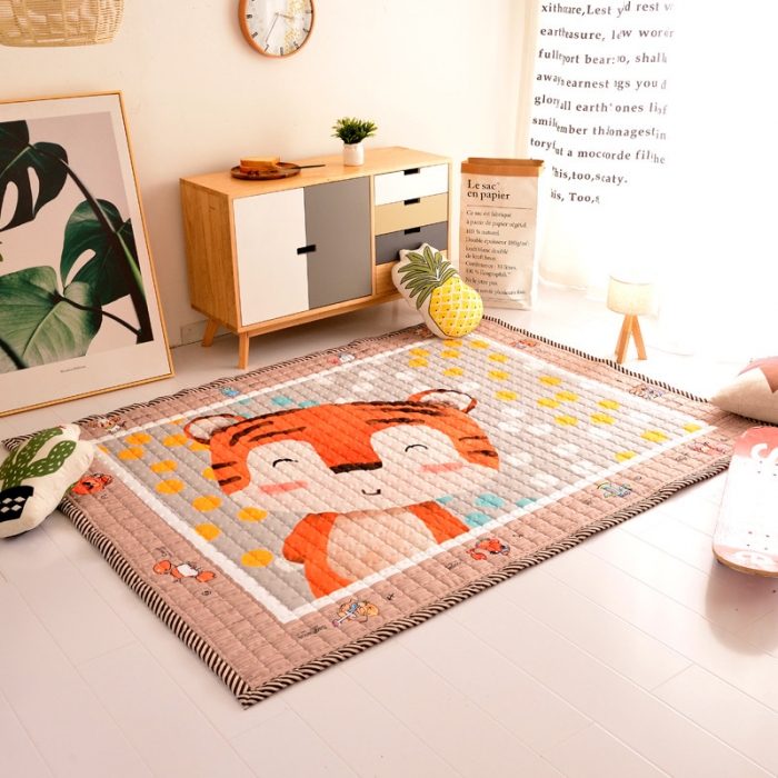 91家纺网 家纺一手货源 找家纺 BOSS 2019新款-棉质儿童爬爬垫（长期款） 乖乖虎