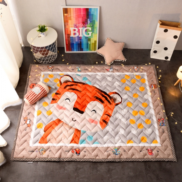 91家纺网 家纺一手货源 找家纺 BOSS 2019新款-棉质儿童爬爬垫（长期款） 乖乖虎