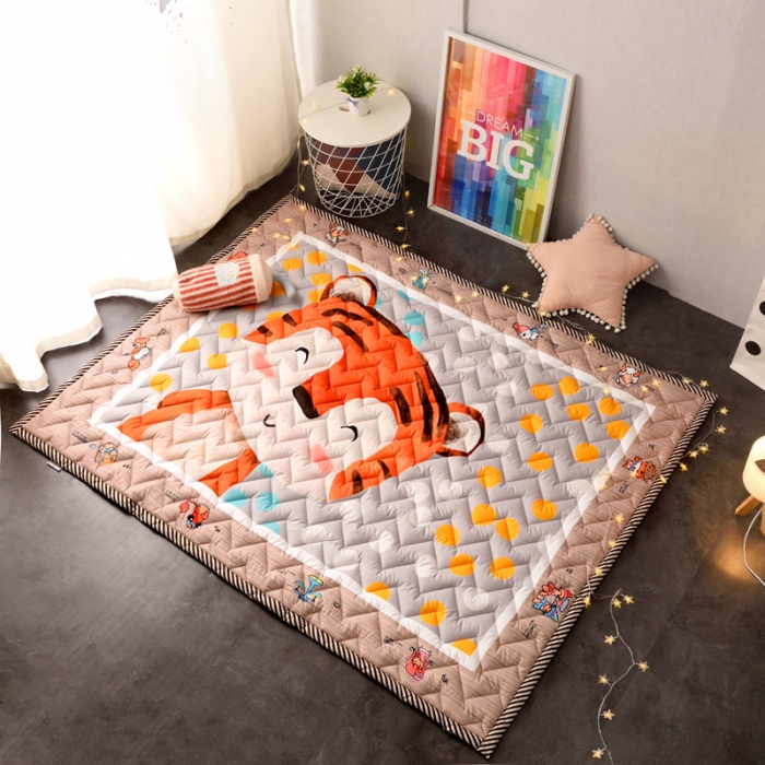 91家纺网 家纺一手货源 找家纺 BOSS 2019新款-棉质儿童爬爬垫（长期款） 乖乖虎