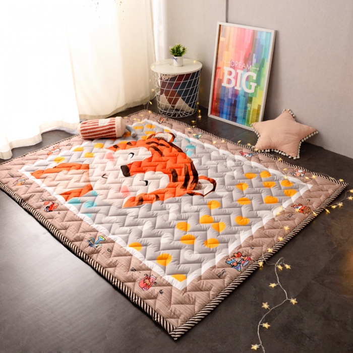 91家纺网 家纺一手货源 找家纺 BOSS 2019新款-棉质儿童爬爬垫（长期款） 乖乖虎