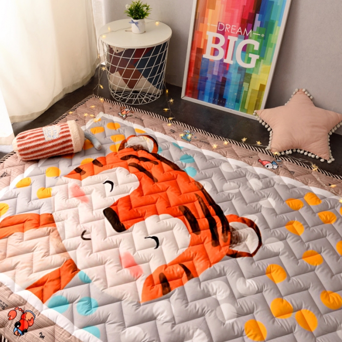 91家纺网 家纺一手货源 找家纺 BOSS 2019新款-棉质儿童爬爬垫（长期款） 乖乖虎