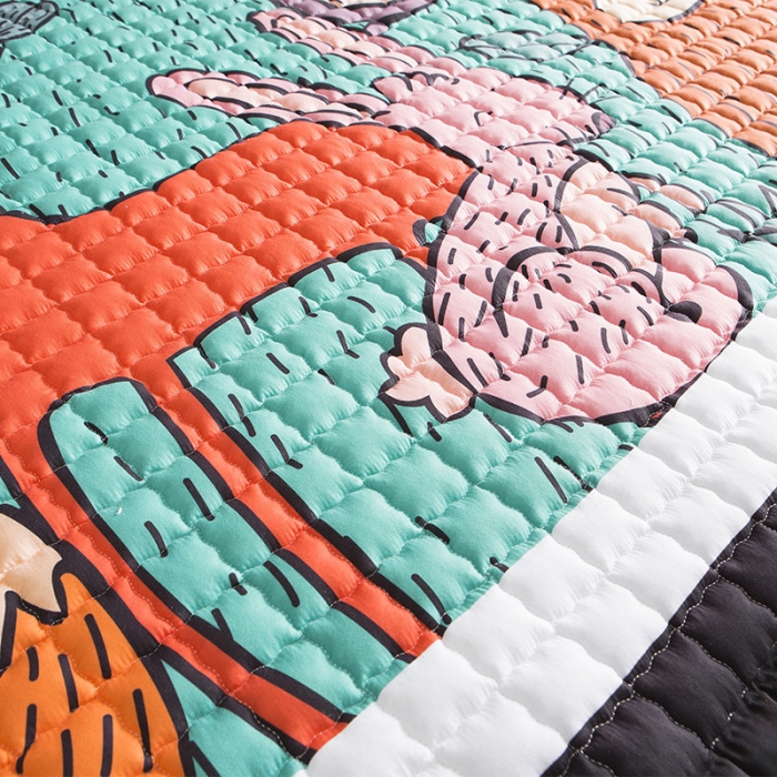 91家纺网 家纺一手货源 找家纺 BOSS 2019新款-棉质儿童爬爬垫（长期款） 快乐森林