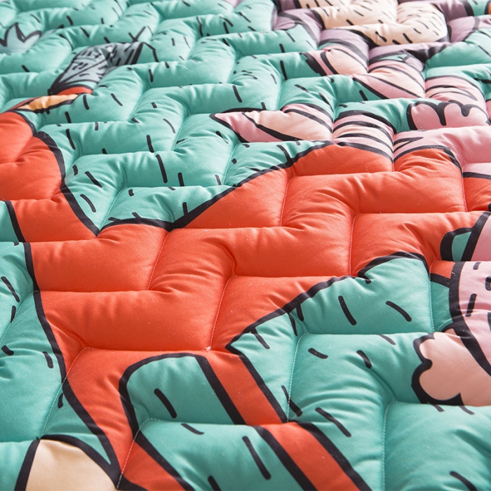 91家纺网 家纺一手货源 找家纺 BOSS 2019新款-棉质儿童爬爬垫（长期款） 快乐森林