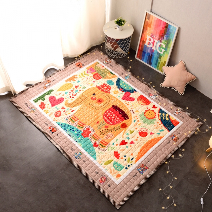 91家纺网 家纺一手货源 找家纺 BOSS 2019新款-棉质儿童爬爬垫（长期款） 泰国印象