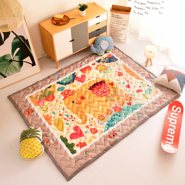 91家纺网 家纺一手货源 找家纺 BOSS 2019新款-棉质儿童爬爬垫（长期款） 泰国印象