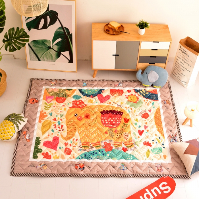 91家纺网 家纺一手货源 找家纺 BOSS 2019新款-棉质儿童爬爬垫（长期款） 泰国印象