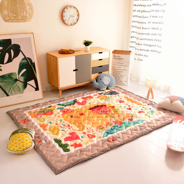 91家纺网 家纺一手货源 找家纺 BOSS 2019新款-棉质儿童爬爬垫（长期款） 泰国印象