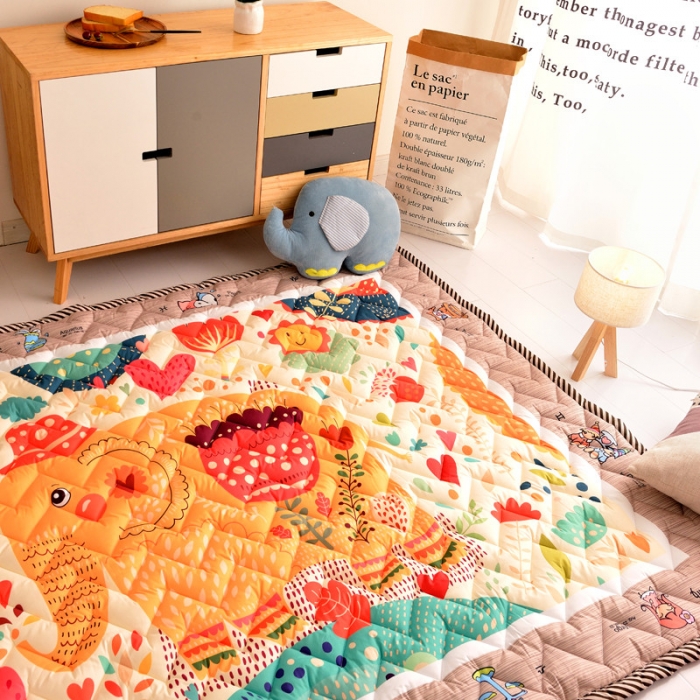 91家纺网 家纺一手货源 找家纺 BOSS 2019新款-棉质儿童爬爬垫（长期款） 泰国印象