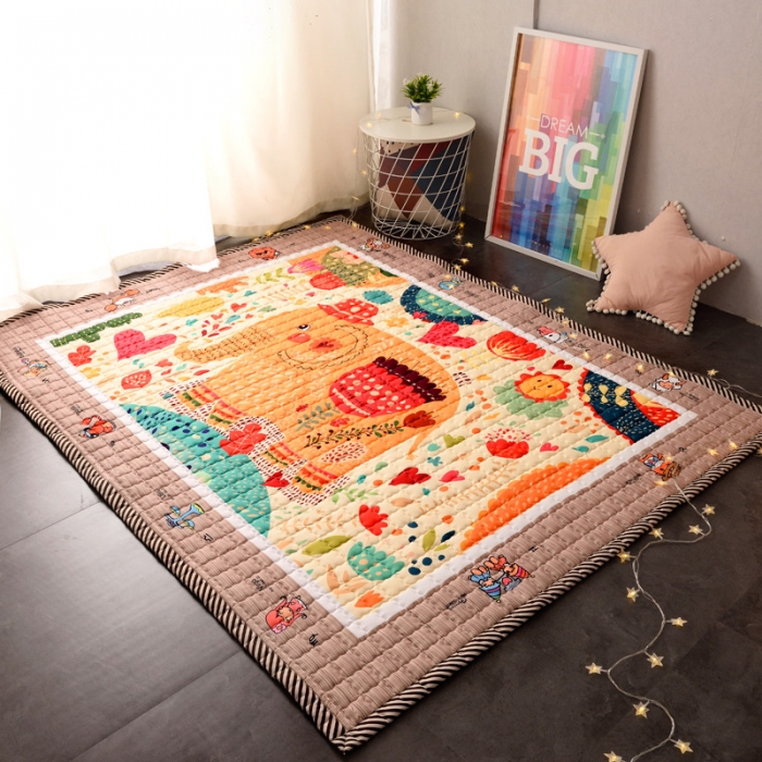 91家纺网 家纺一手货源 找家纺 BOSS 2019新款-棉质儿童爬爬垫（长期款） 泰国印象