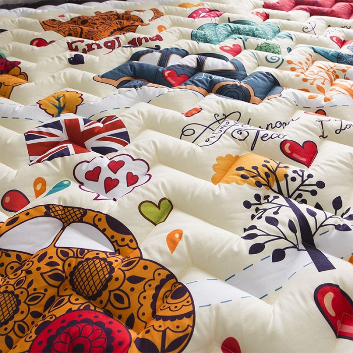 91家纺网 家纺一手货源 找家纺 BOSS 2019新款-棉质儿童爬爬垫（长期款） 我爱伦敦