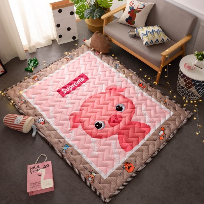 91家纺网 家纺一手货源 找家纺 BOSS 2019新款-棉质儿童爬爬垫（长期款） 小粉猪