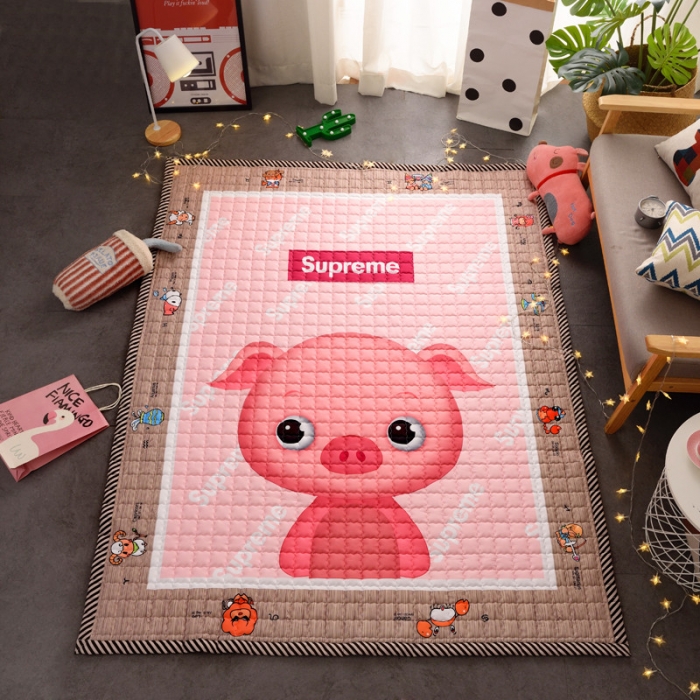 91家纺网 家纺一手货源 找家纺 BOSS 2019新款-棉质儿童爬爬垫（长期款） 小粉猪