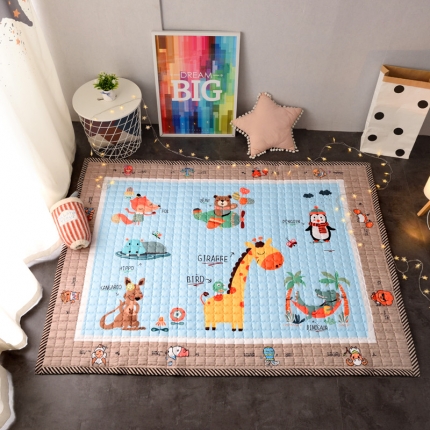 BOSS 2019新款-棉质儿童爬爬垫（长期款） 英语王国