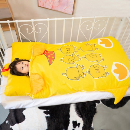 91家纺网 家纺一手货源 找家纺 （总）BOSS 2025新款大版卡通儿童绒加棉多功能睡袋婴幼儿防踢被（内胆可拆卸）