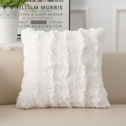 91家纺网 家纺一手货源 找家纺 （总）2025年加厚爆款仿兔毛绒抱枕套加厚泡泡绒抱枕靠垫