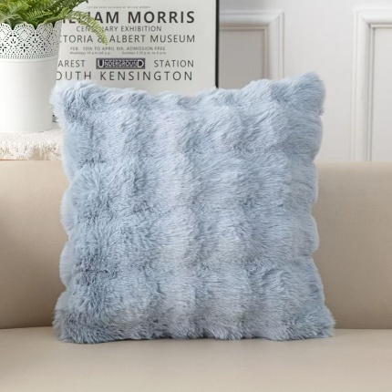 91家纺网 家纺一手货源 找家纺 （总）2025年加厚爆款仿兔毛绒抱枕套加厚泡泡绒抱枕靠垫