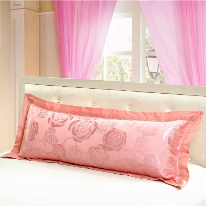 91家纺网 家纺一手货源 找家纺 （单）喜相逢家纺 婚庆提花单（双）人枕套 爱情海-玉