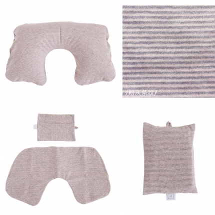 91家纺网 家纺一手货源 找家纺 【充气U枕】良品汇馆 日式无印充气U型良品枕折叠便携U枕