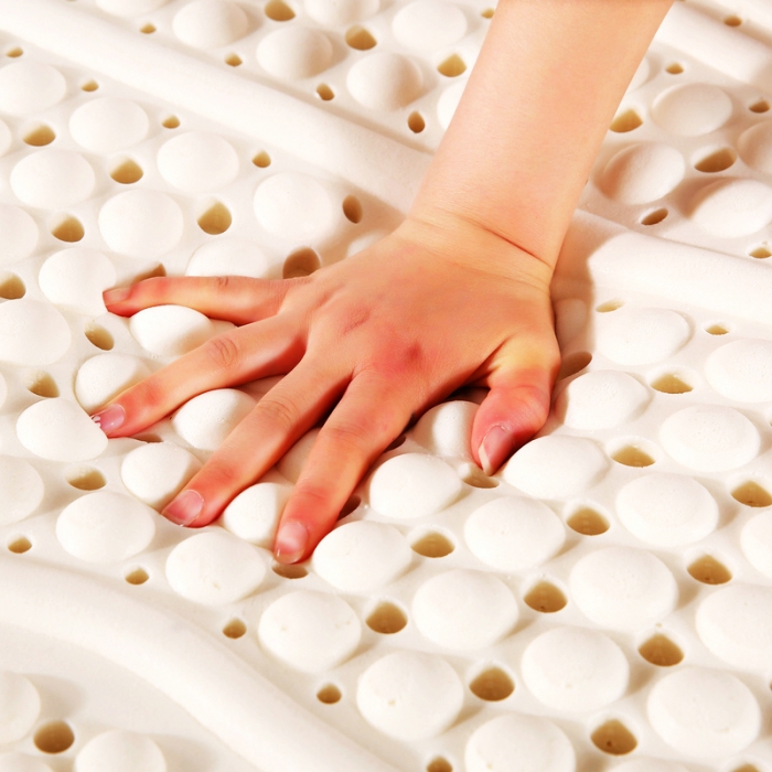 91家纺网 家纺一手货源 找家纺 2022泰国天然乳胶颗粒按摩床垫5-10cm单双人送内外套