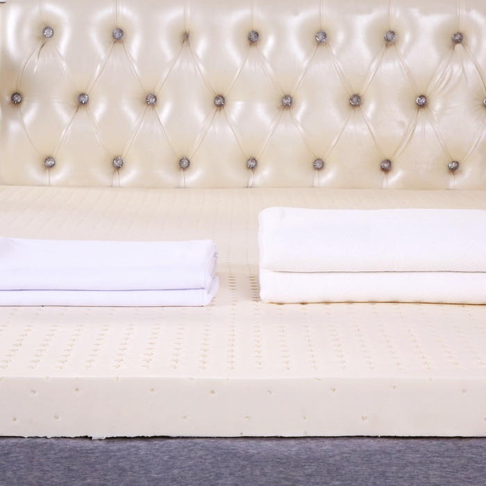 91家纺网 家纺一手货源 找家纺 沃兰国际 泰国天然乳胶颗粒按摩床垫5-10cm单双人送内外套