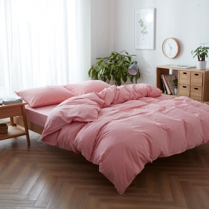 91家纺网 家纺一手货源 找家纺 北欧良品（7规格现货）水洗棉被套单品无印良品被套单件