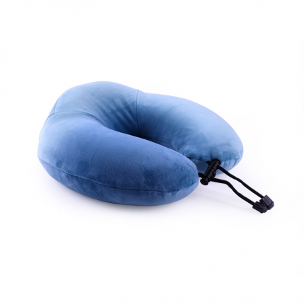 乐泰 天然乳胶U型枕-升级款（蓝色）