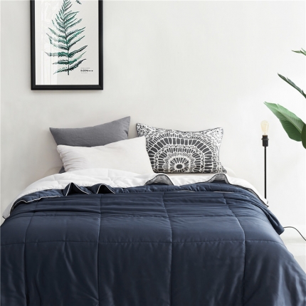 91家纺网 家纺一手货源 找家纺 2018【DUOMEILY】 60S天丝素色薄被