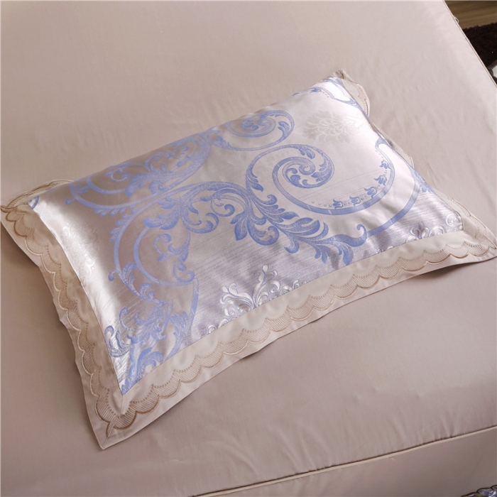 91家纺网 家纺一手货源 找家纺 (总) 福丽莱家纺 2019贡缎提花床裙四件套（单层）