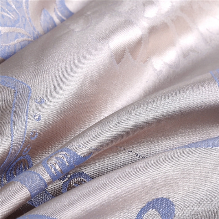 91家纺网 家纺一手货源 找家纺 (总) 福丽莱家纺 2019贡缎提花床裙四件套（单层）