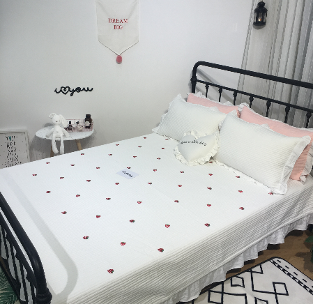 91家纺网 家纺一手货源 找家纺 （总）漫调家纺 ins韩版夏凉被床盖三件套