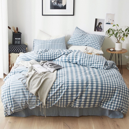 91家纺网 家纺一手货源 找家纺 北欧良品（7规格现货）水洗棉被套单品无印良品被套单件