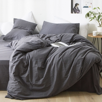 91家纺网 家纺一手货源 找家纺 北欧良品（7规格现货）水洗棉被套单品无印良品被套单件