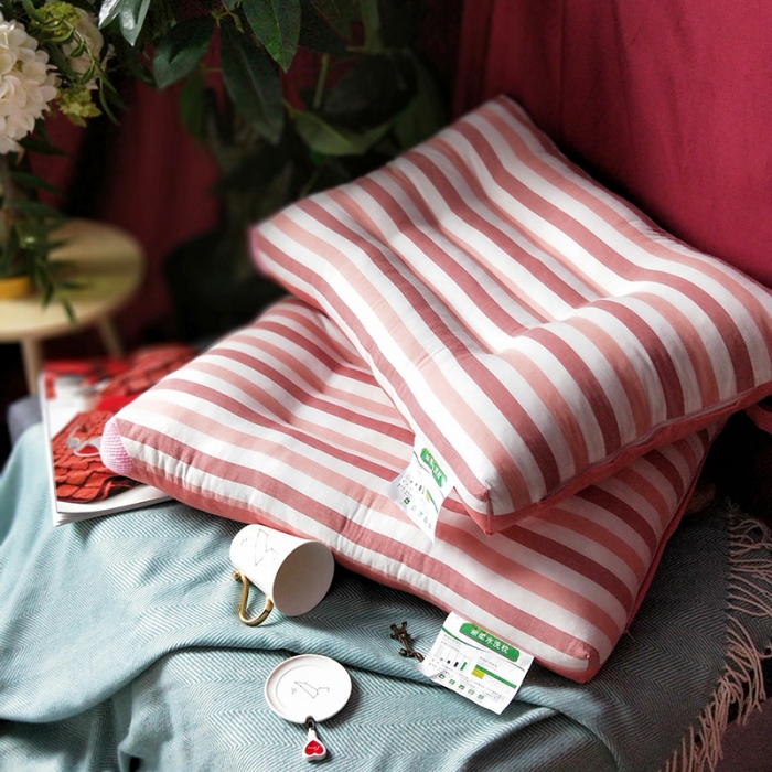 91家纺网 家纺一手货源 找家纺 赛格时代家居 无印良品全棉水洗枕芯（红色）