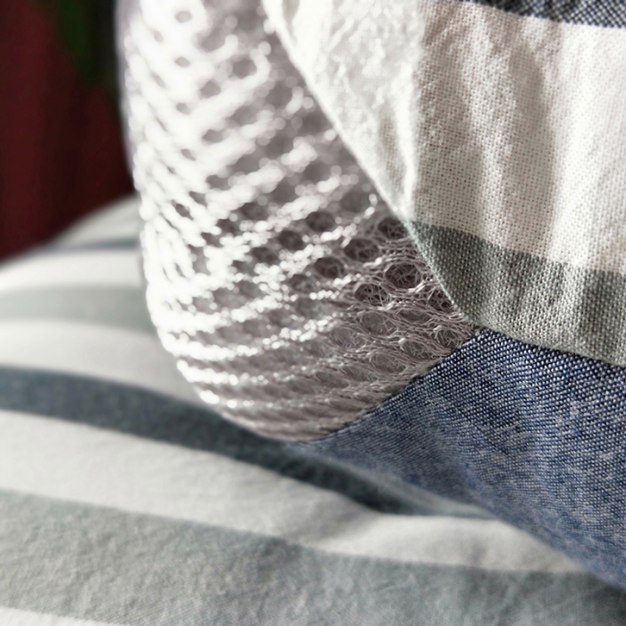 91家纺网 家纺一手货源 找家纺 赛格时代家居 无印良品全棉水洗枕芯（蓝色）