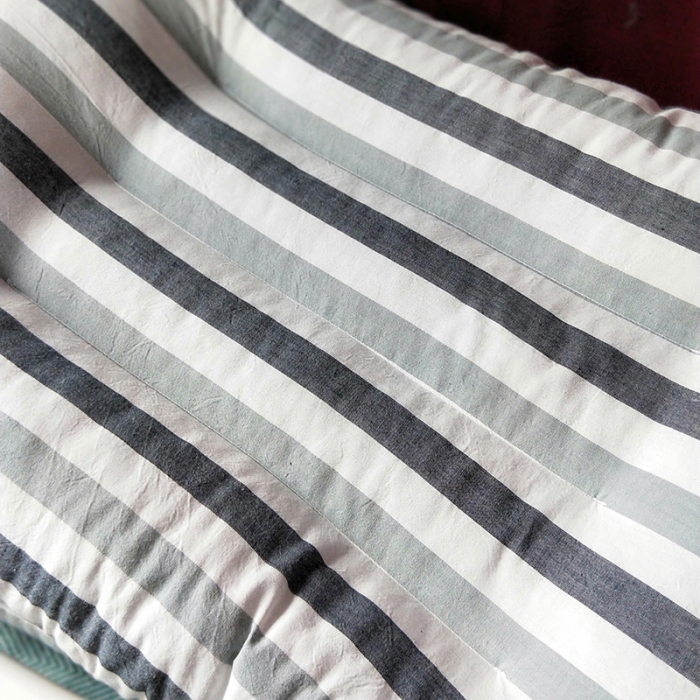 91家纺网 家纺一手货源 找家纺 赛格时代家居 无印良品全棉水洗枕芯（蓝色）