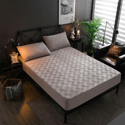 91家纺网 家纺一手货源 找家纺 (总)九亭家纺 纯色超细磨毛夹棉床笠