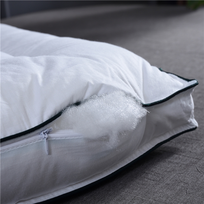 91家纺网 家纺一手货源 找家纺 赛格时代家居 全棉刺绣定型羽丝绒枕芯（绿色）