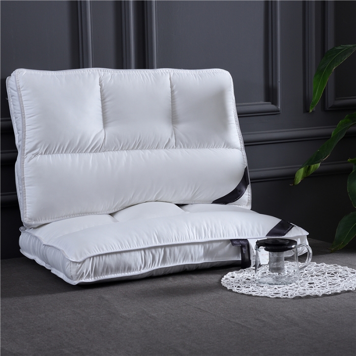 91家纺网 家纺一手货源 找家纺 赛格时代家居 全棉贡缎羽丝绒枕芯（半区定位）